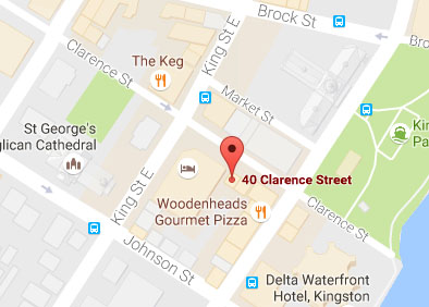 map to Classic Video at 40 Clarence St, Kingston, ON, K7L 1W9